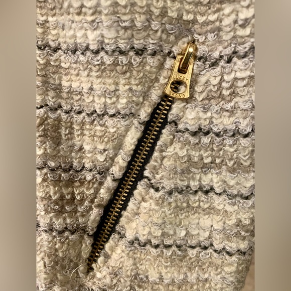 Lucky Brand Marled Zip Up Moto Jacket Size Medium - Picture 6 of 7